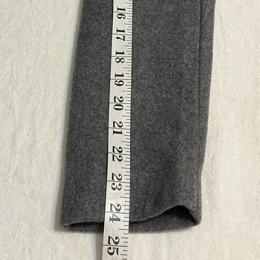 NWOT ZARA BASIC Gray Wool Blend Double Breasted C… - image 9